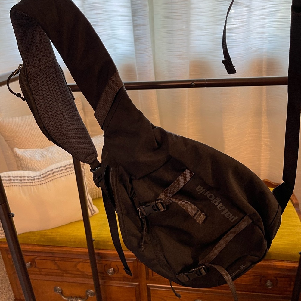 Patagonia Black Crossbody Backpack